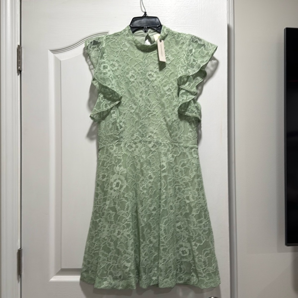 Maeve Green Lace Dress